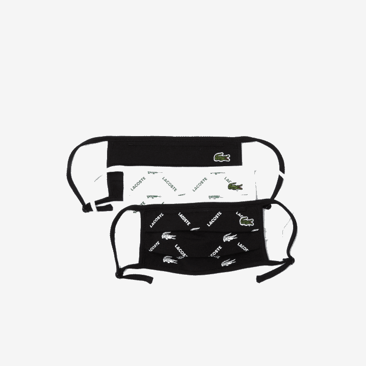 crno zelena bijela 299 6H4B2273 muškarci Lacoste l.12.12 podesive maske za zaštitu lica 3 kom