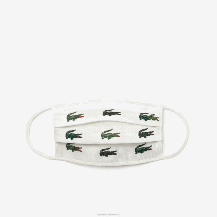 zeleno bijelo 2bt 6H4B2290 muškarci Lacoste l.12.12 Pamučne maske za lice 3 kom