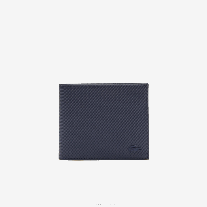 21 6H4B2059 muškarci Lacoste klasični petit pique novčanik s tri kartice