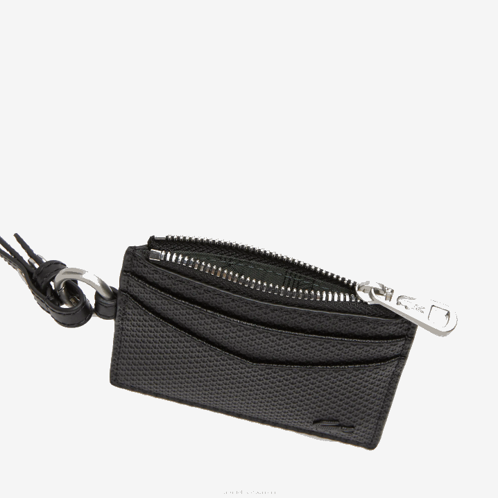 crna 000 6H4B2130 muškarci Lacoste karabin držač kartice