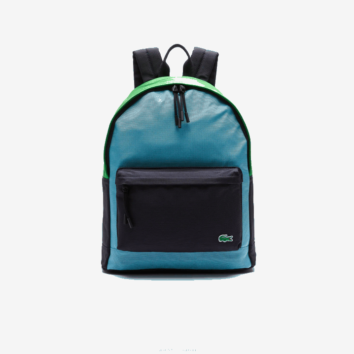 abime malahit azur h77 6H4B2069 muškarci Lacoste colorblock platneni ruksak