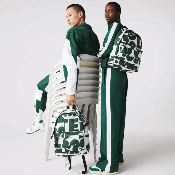 cjelovit print croco carre j42 6H4B2045 muškarci Lacoste neocroc destrukturirani prepoznatljivi platneni ruksak