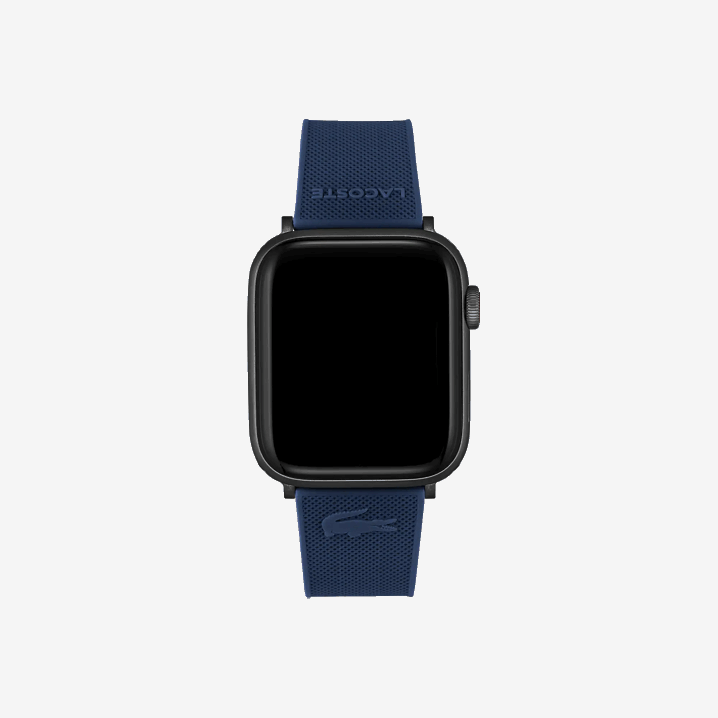 crna 000 6H4B2285 muškarci Lacoste jabuka remen za sat