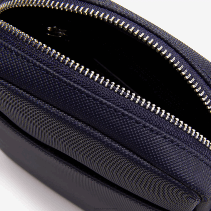 21 6H4B2024 muškarci Lacoste klasična petit pique vertikalna torba s patentnim zatvaračem