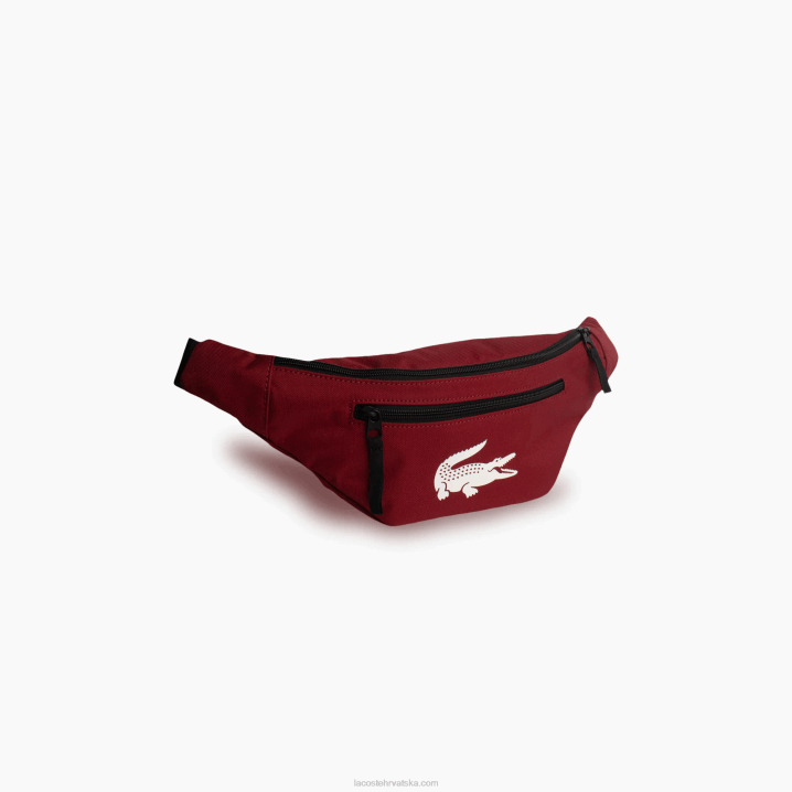 biciklistička crvena 984 6H4B2004 muškarci Lacoste torba za pojas od recikliranih vlakana