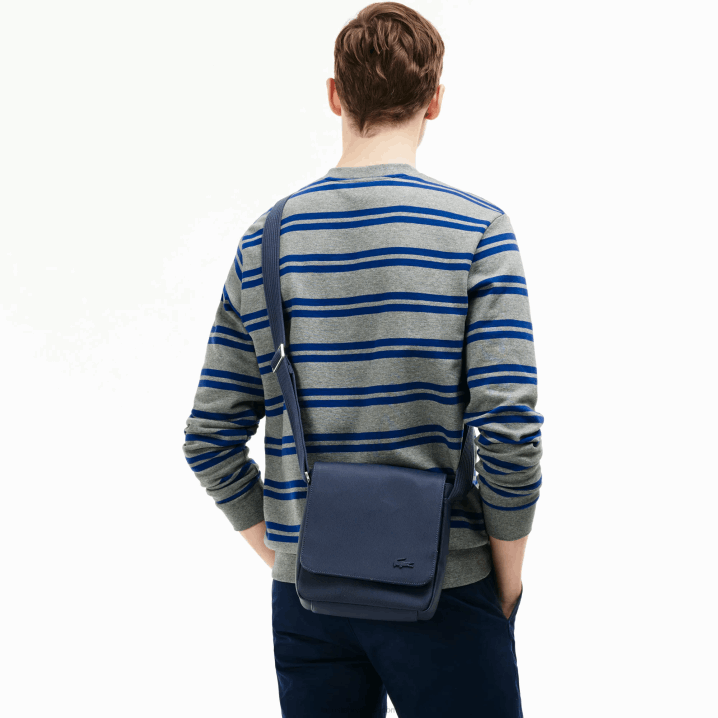 crna 000 6H4B2010 muškarci Lacoste klasična petit pique torba s preklopom