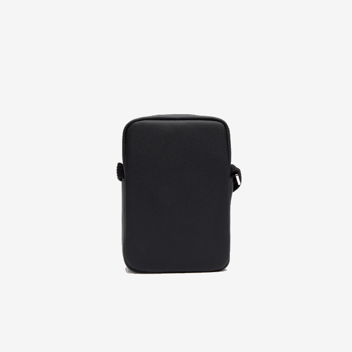 crna 000 6H4B2023 muškarci Lacoste klasična petit pique vertikalna torba s patentnim zatvaračem