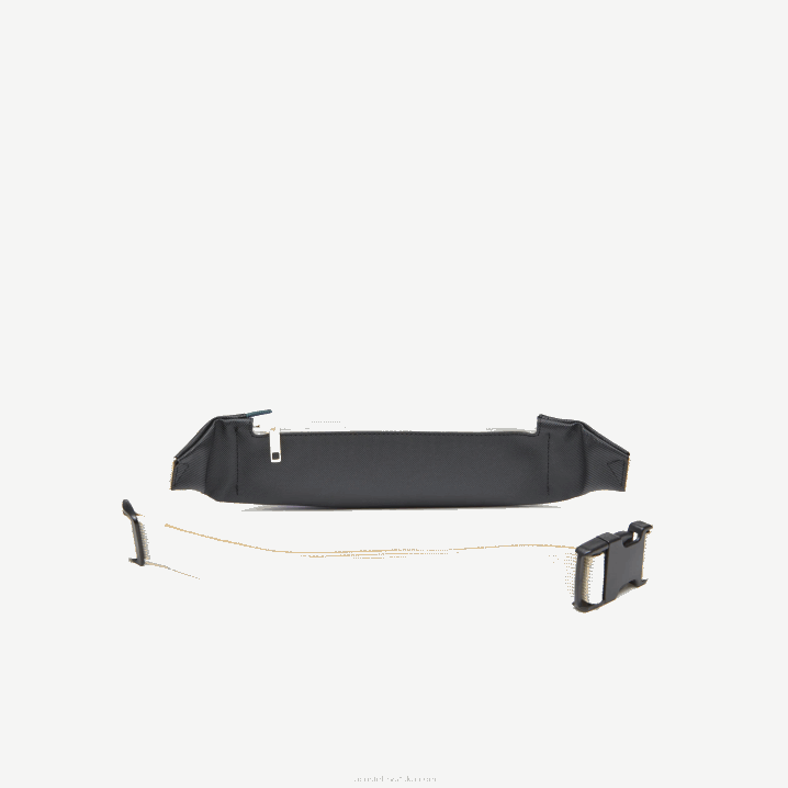 crna laponie perje cyna l19 6H4B2061 muškarci Lacoste torbica oko struka s patchwork efektom