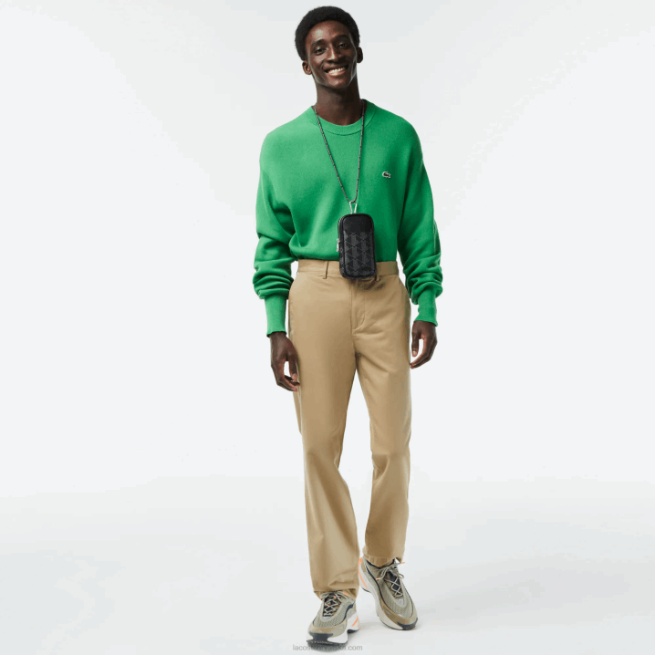 monogram noir gris h45 6H4B1985 muškarci Lacoste držač pametnog telefona s ispisom monograma