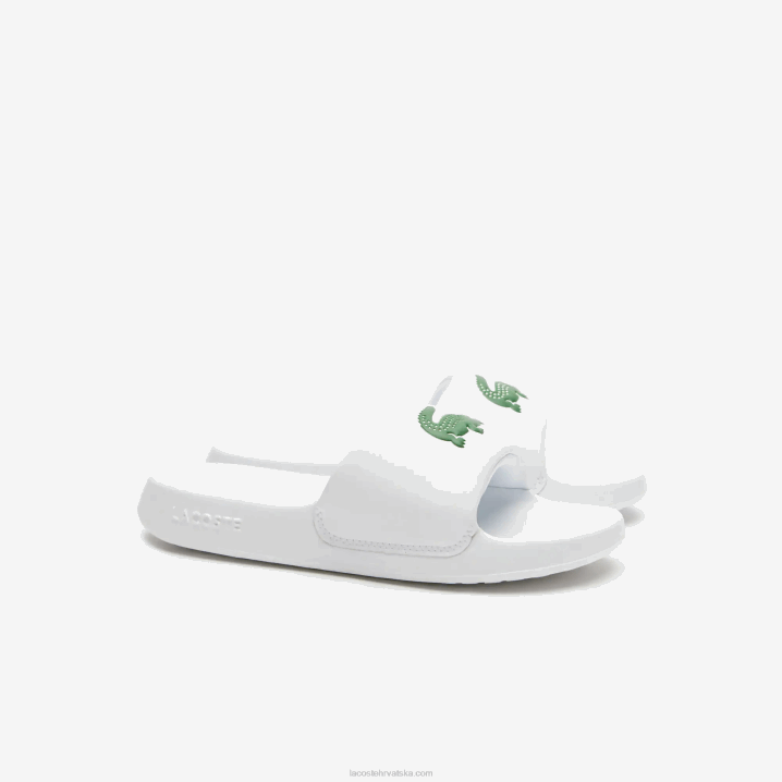bijelo/zeleno 082 6H4B2685 žene Lacoste croco 1.0 sintetička stakalca