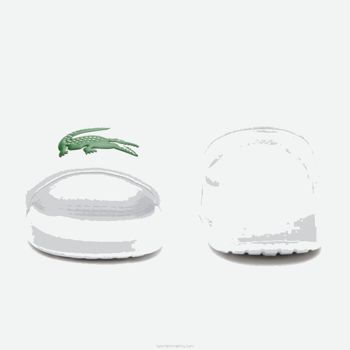 bijelo/zeleno 082 6H4B2685 žene Lacoste croco 1.0 sintetička stakalca