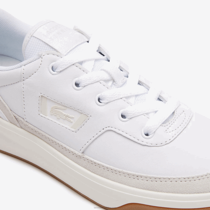 bijela i prljavo bijela 65t 6H4B2760 ženelacoste x goop g80 kožne tenisice