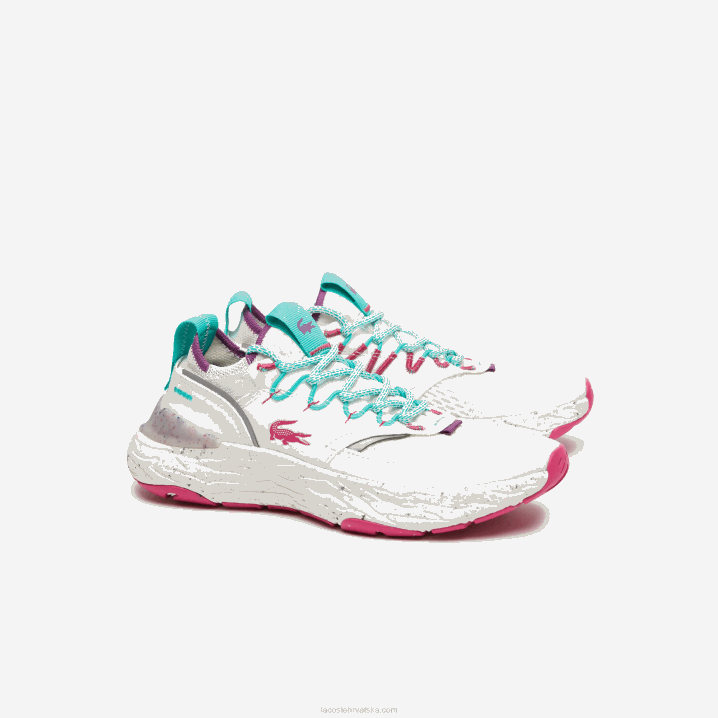 bijelo i crveno 286 6H4B2739 žene Lacoste re-comfort sintetičke i tekstilne tenisice