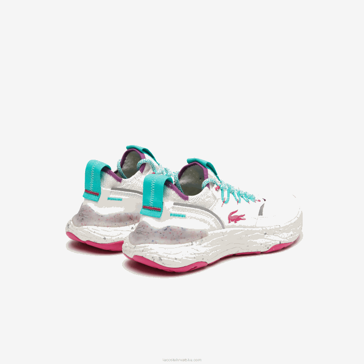 bijelo i crveno 286 6H4B2739 žene Lacoste re-comfort sintetičke i tekstilne tenisice