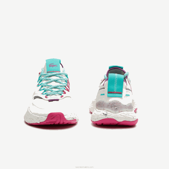 bijelo i crveno 286 6H4B2739 žene Lacoste re-comfort sintetičke i tekstilne tenisice