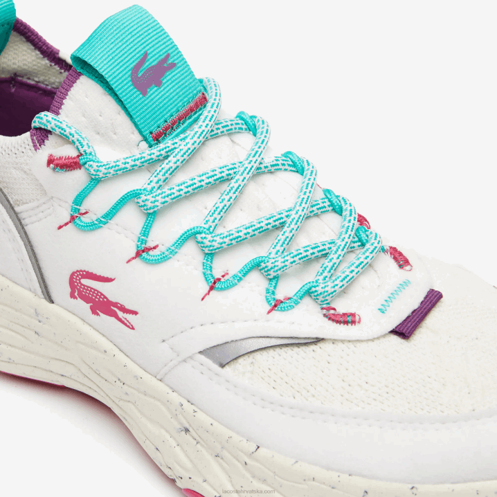 bijelo i crveno 286 6H4B2739 žene Lacoste re-comfort sintetičke i tekstilne tenisice