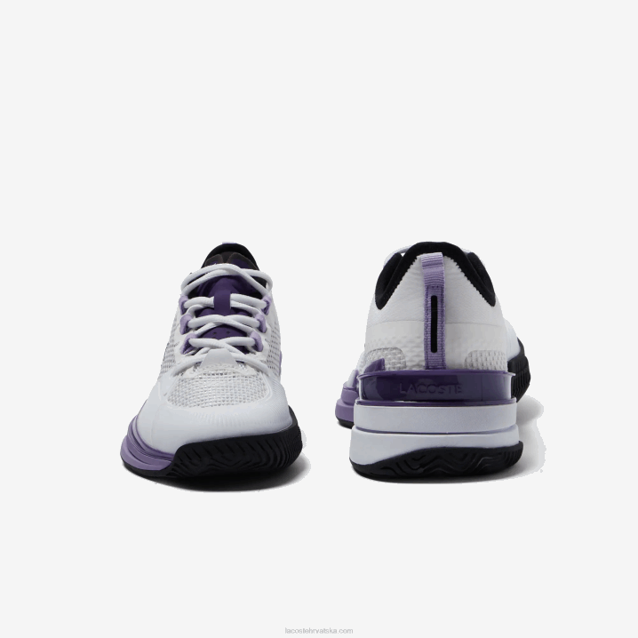 bijelo-ljubičasta z54 6H4B2756 žene Lacoste ag-lt21 tenisice od ultra tekstila