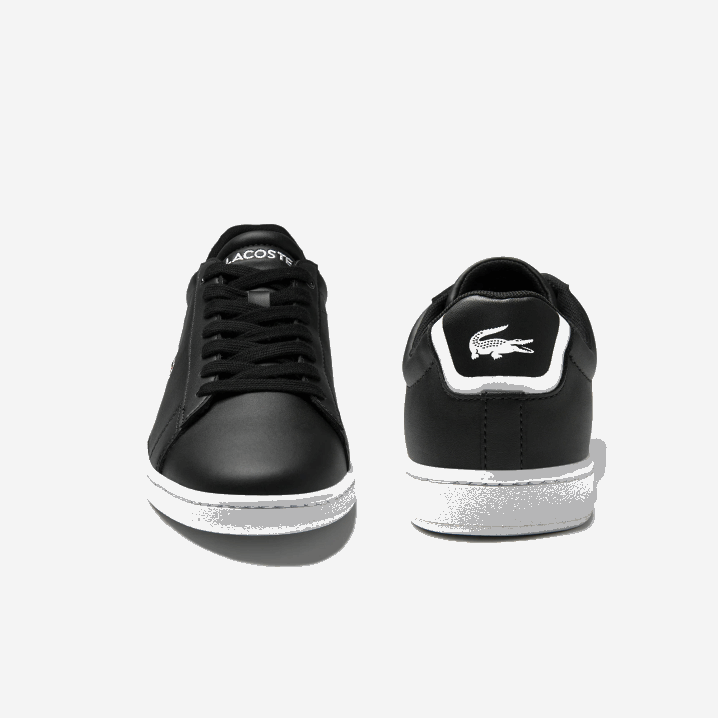 crna 024 6H4B2717 žene Lacoste carnaby evo kožne tenisice s mrežastom podstavom