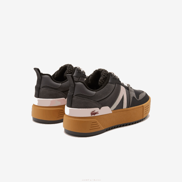 crno ružičasta 1j1 6H4B2728 žene Lacoste l002 zimske kožne cipele za van