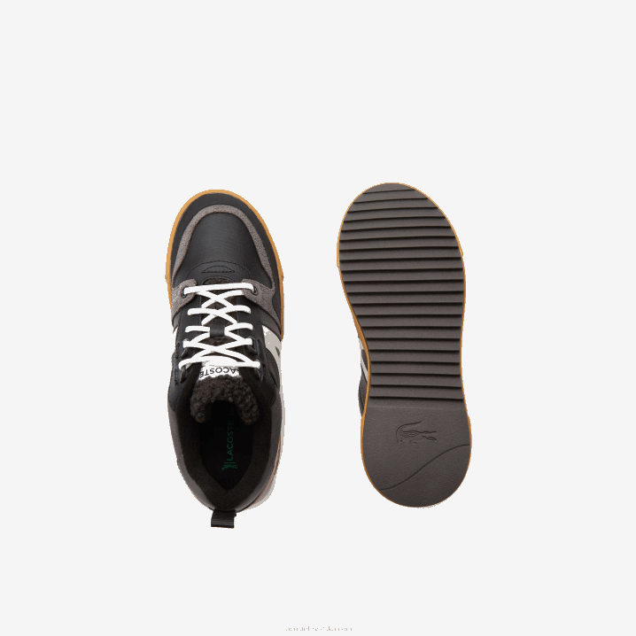 crno ružičasta 1j1 6H4B2728 žene Lacoste l002 zimske kožne cipele za van