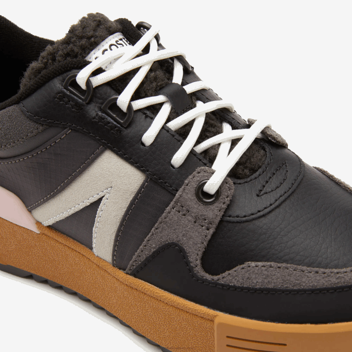 crno ružičasta 1j1 6H4B2728 žene Lacoste l002 zimske kožne cipele za van