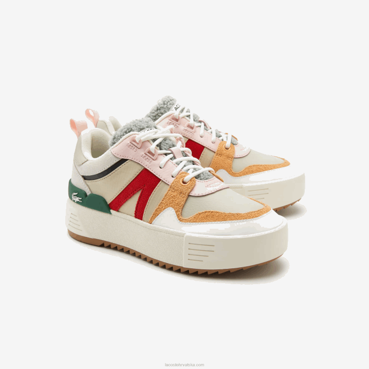 sivo zelena 1s4 6H4B2727 žene Lacoste l002 zimske kožne cipele za van