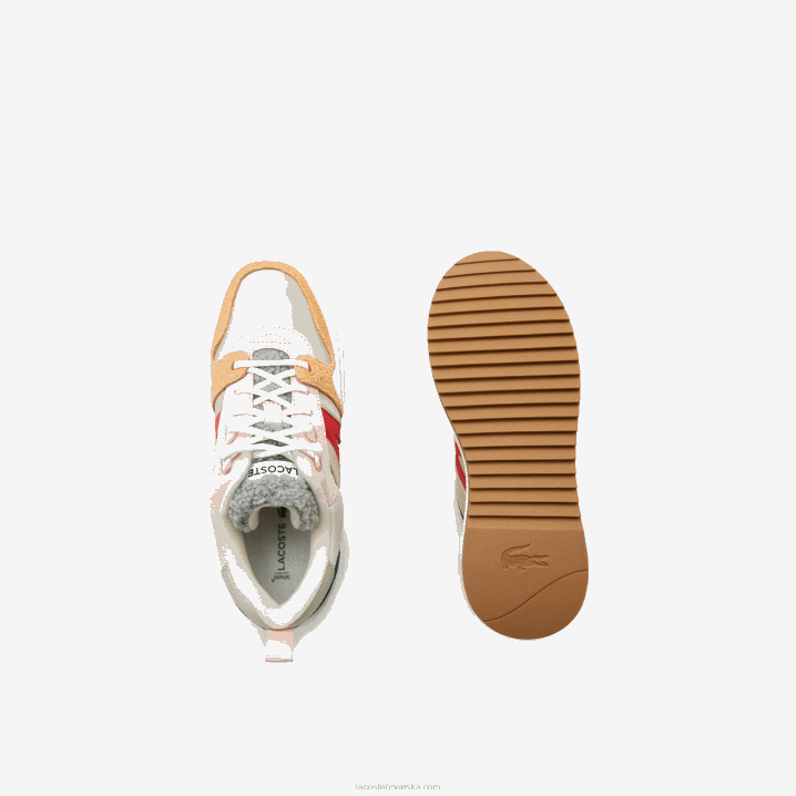 sivo zelena 1s4 6H4B2727 žene Lacoste l002 zimske kožne cipele za van