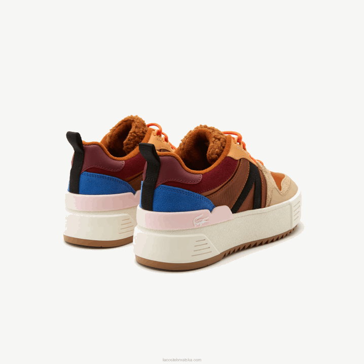 smeđe ružičasta 7e1 6H4B2729 žene Lacoste l002 zimske kožne cipele za van