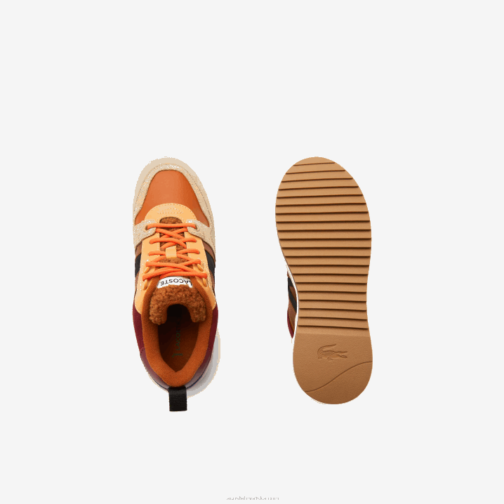 smeđe ružičasta 7e1 6H4B2729 žene Lacoste l002 zimske kožne cipele za van