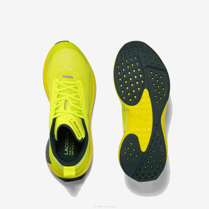 žuta 2t7 6H4B2686 žene Lacoste run spin evolution tekstilne tenisice