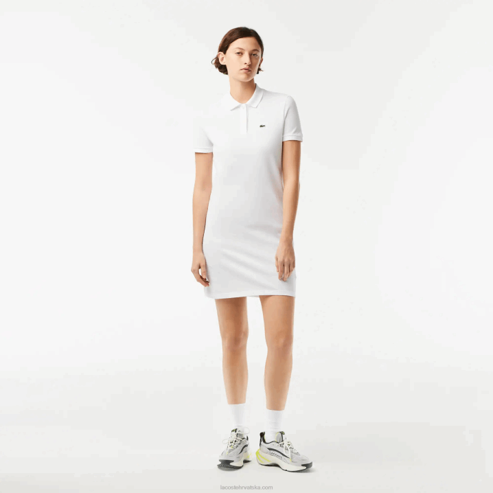 bijela 001 6H4B2360 žene Lacoste pike pletena polo haljina