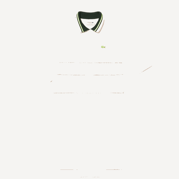 bijela 70v 6H4B2376 žene Lacoste francuska polo haljina od organskog pamuka