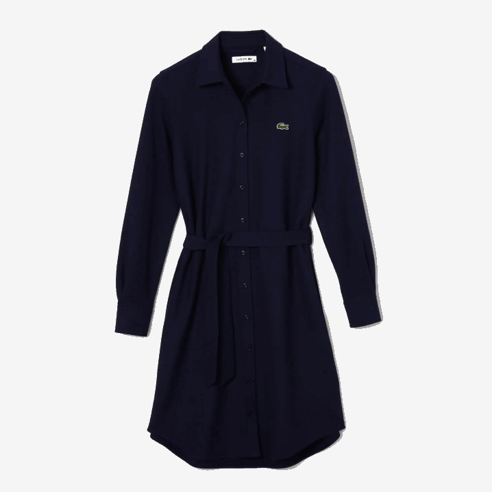 tamnoplava 166 6H4B2491 žene Lacoste podesiva pamučna pique polo haljina