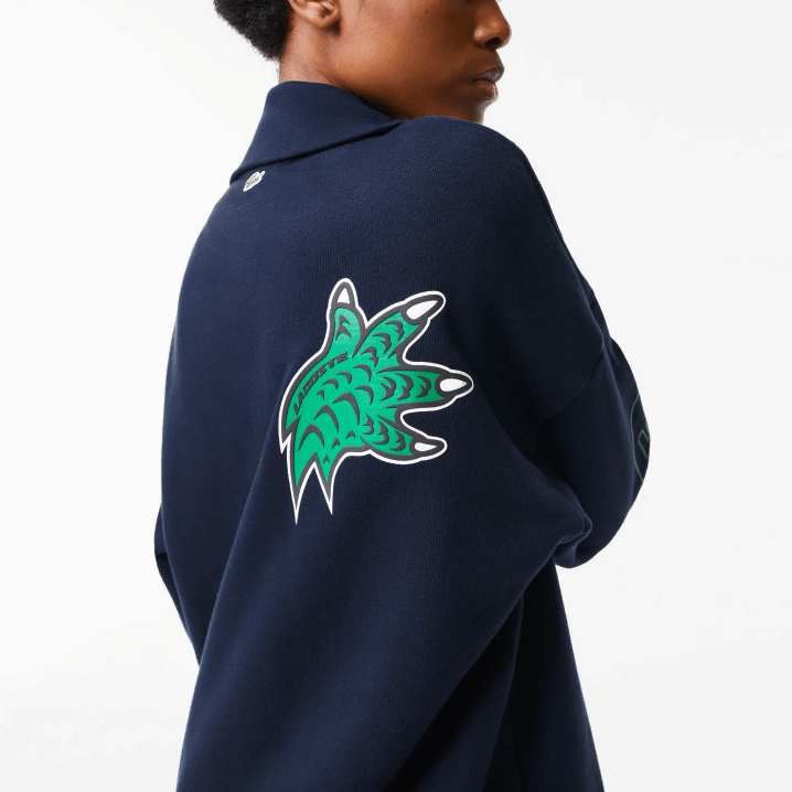 tamnoplava 166 6H4B2492 žene Lacoste prevelika polo haljina s izrezom na patentni zatvarač