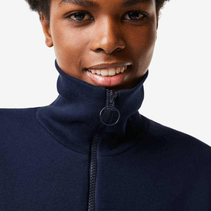 tamnoplava 166 6H4B2492 žene Lacoste prevelika polo haljina s izrezom na patentni zatvarač