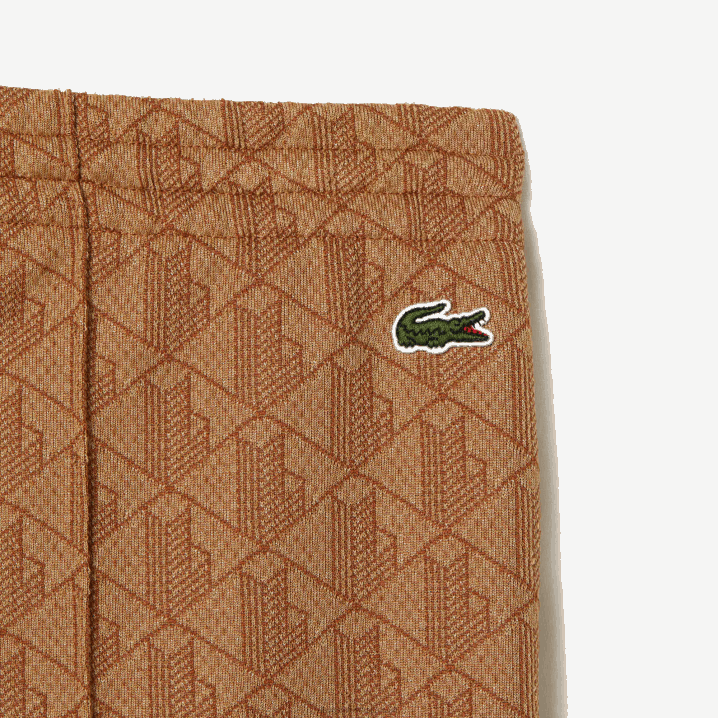 bež smeđa zwm 6H4B2536 žene Lacoste trenirke s printom monograma