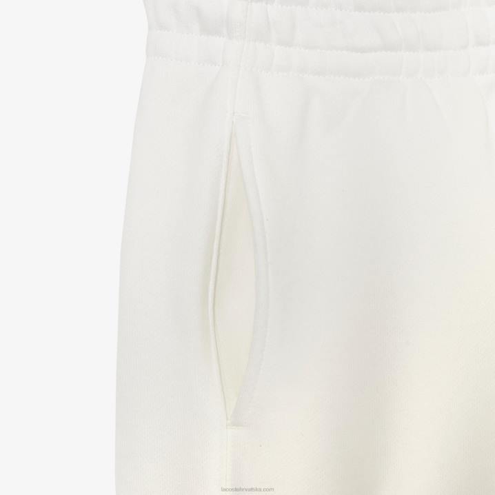 bijela 70v 6H4B2665 ženelacoste x goop pamučne trenirke od flisa