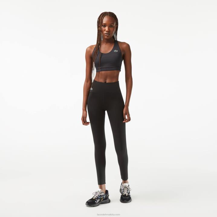 crna 031 6H4B2399 žene Lacoste sportske tajice od recikliranog poliestera
