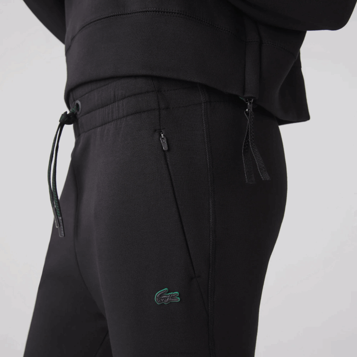 crna 031 6H4B2404 žene Lacoste pamučne trenirke od žerseja