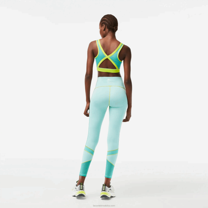 metvica j6d 6H4B2401 žene Lacoste tajice na pruge sa sportskim logotipom