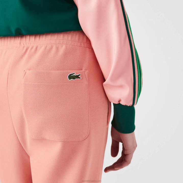 ružičasta 5 mm 6H4B2424 žene Lacoste mješoviti pamuk joggers
