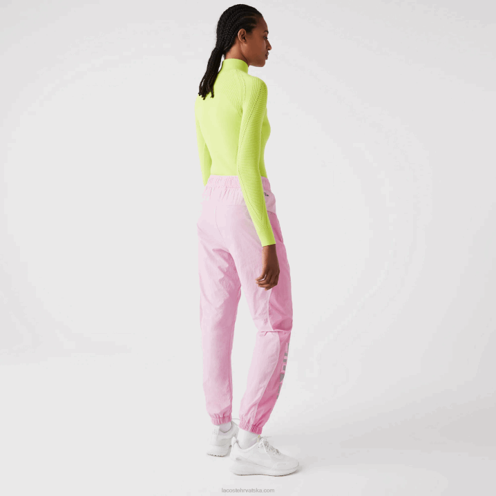 ružičasta z4h 6H4B2555 žene Lacoste trenirke s morskim printom