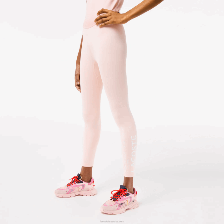 ružičasti kf9 6H4B2409 žene Lacoste sportske tajice od recikliranog poliestera dužine 7/8