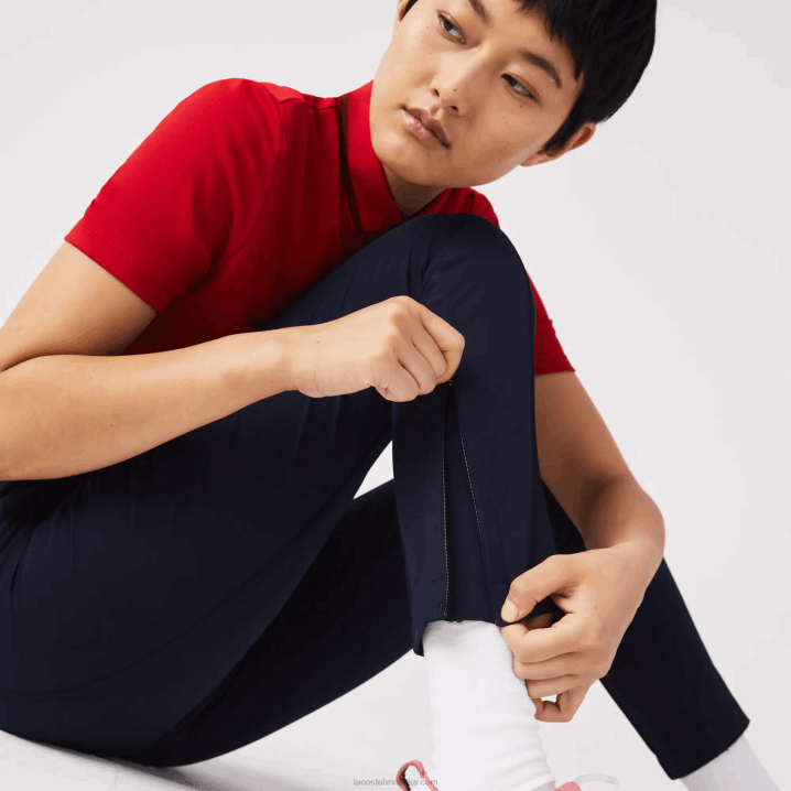 tamnoplava 166 6H4B2658 žene Lacoste sportske rastezljive golf hlače