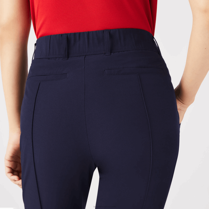 tamnoplava 166 6H4B2658 žene Lacoste sportske rastezljive golf hlače