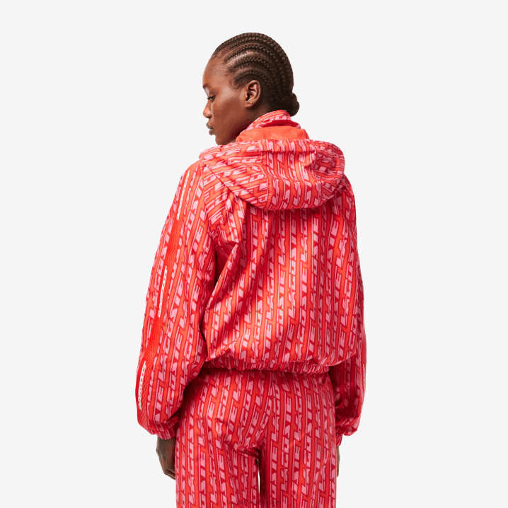 narančasta crvena ružičasta zi1 6H4B2438 žene Lacoste prevelika trenirka s kapuljačom