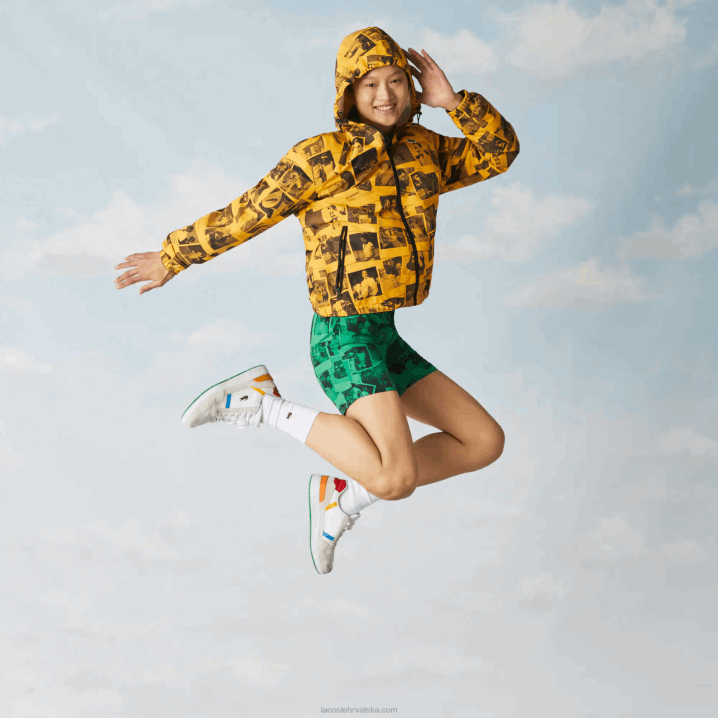 žuto crna 7 kr 6H4B1303 žene Lacoste live polaroid kolaboracijska jakna