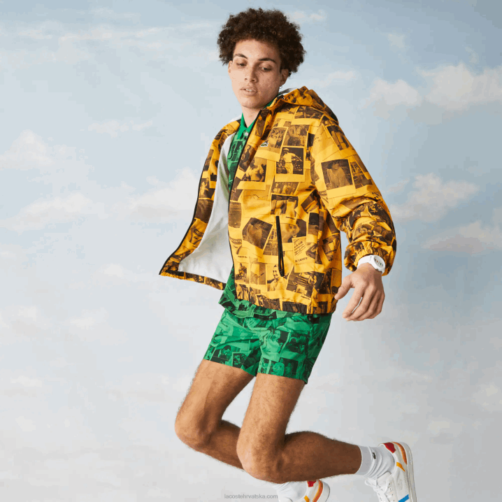 žuto crna 7 kr 6H4B1303 žene Lacoste live polaroid kolaboracijska jakna