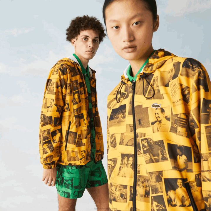 žuto crna 7 kr 6H4B1303 žene Lacoste live polaroid kolaboracijska jakna