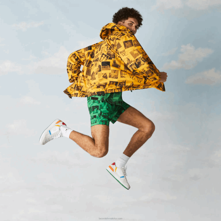 žuto crna 7 kr 6H4B1303 žene Lacoste live polaroid kolaboracijska jakna